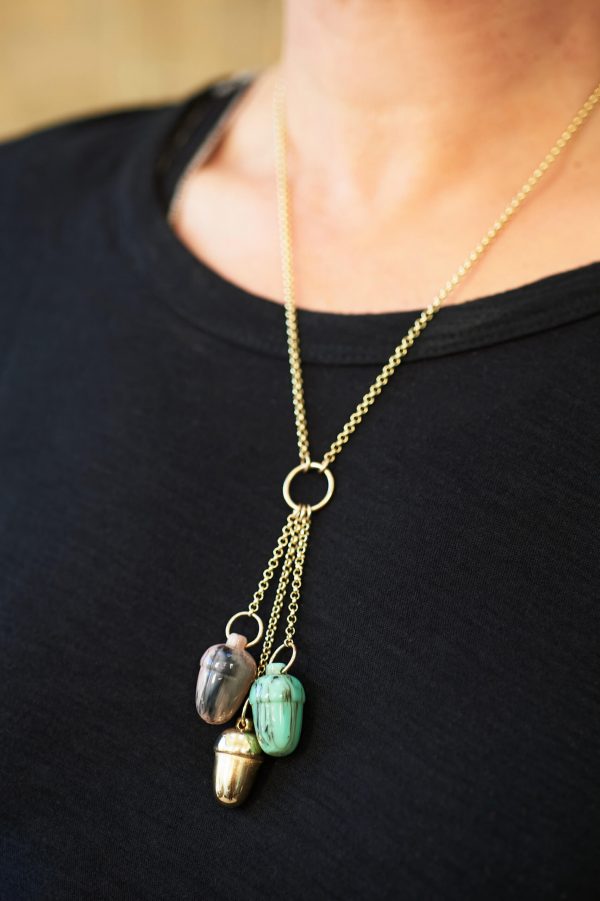 Pink and Green Acorn